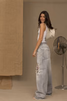 Gray Cotton Jeans & Pant 2