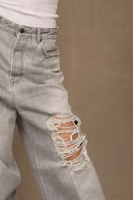 Gray Cotton Jeans & Pant 3