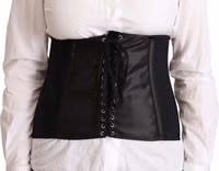 Black Corset Belt Stretch Waist Strap Top 3