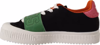 Multicolor Suede Low Top Lace Up Women Sneakers Shoes 2
