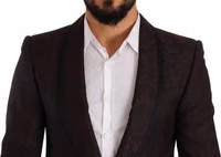 Purple Jacquard Single Breasted SICILIA Blazer 3