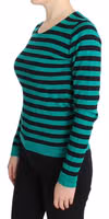 Green Black Silk Cashmere Sweater 2