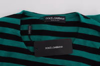 Green Black Silk Cashmere Sweater 5
