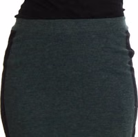 Green Wool Blend Pencil Skirt 5