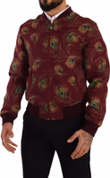 Red Peacock Polyester Stretch Full Zip Jacket 5