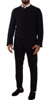 Gray Alpaca Button Down Men Coat Jacket 4