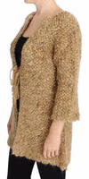 Beige Wool Blend Cape Sweater 2