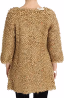 Beige Wool Blend Cape Sweater 3
