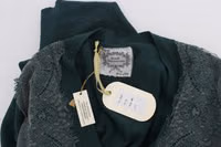 Green Lace Cotton Cardigan Sweater 5