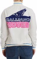 White Mock Zip Cardigan Sweatshirt Sweater 3