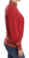 Pink Mock Zip Cardigan Sweatshirt Sweater 4