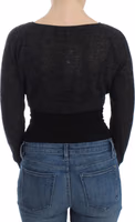 Gray Knit Wool Cardigan Sweater 3