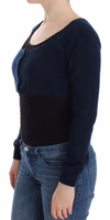 Blue Cashmere Cardigan Sweater 2
