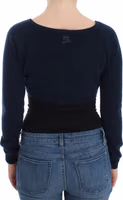 Blue Cashmere Cardigan Sweater 3