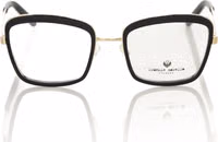 Black Metallic Women's Eyeglass Frame 1