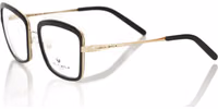 Black Metallic Women's Eyeglass Frame 2