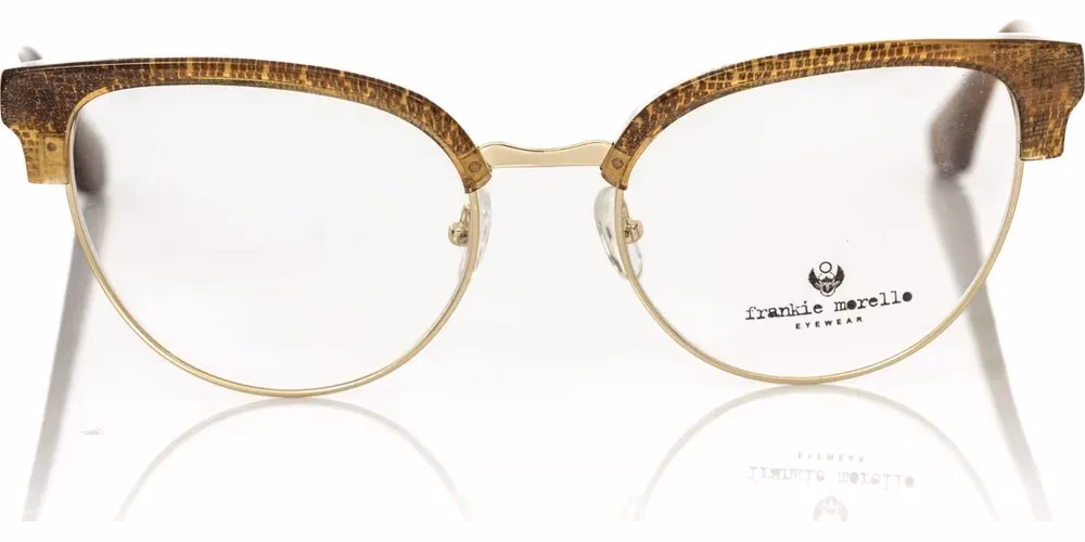Brown Metallic Fibre Women Frame