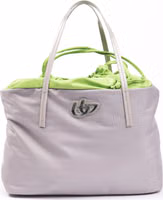 Gray Polyester Women Shoulder Bag 1
