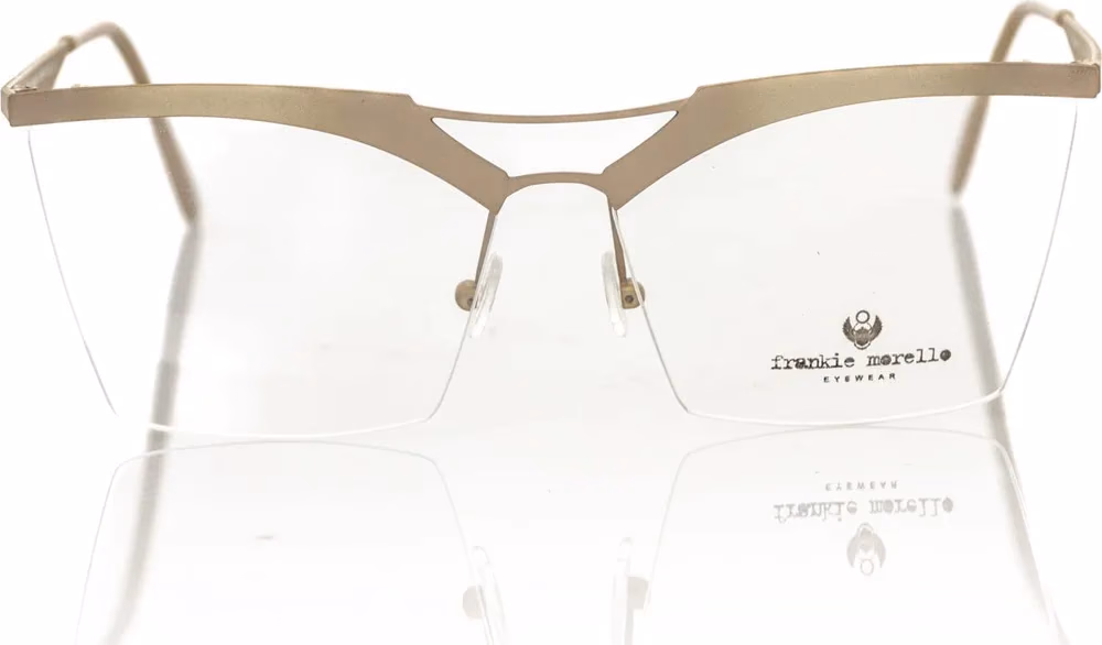 Brown Metallic Women's Eyeglass Frame