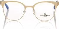 Gold Metallic Women's Eyeglass Frame 1