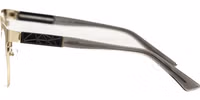 Gold Metallic Women's Eyeglass Frame 3