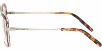Red Metallic Women's Eyeglass Frame 3