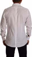 White GOLD Cotton Slim Fit Dress Formal Shirt 1