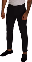 Gray Check Wool Formal Trouser Dress Pants 2