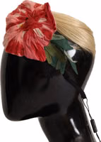 Black Silk White Hair Parrucchiera Diadem Headband 2
