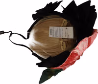 Black Silk White Hair Parrucchiera Diadem Headband 4