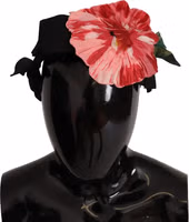 Black Silk White Hair Parrucchiera Diadem Headband 5
