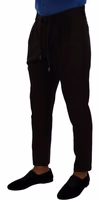 Bordeaux Wool Men Skinny Trouser Pants 1