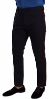 Blue Bordeaux Cotton Skinny Chino Pants 1