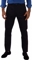 Blue Bordeaux Cotton Skinny Chino Pants 3