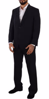 Blue Polyester Single Breasted Formal Suit 5