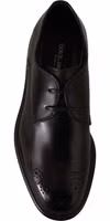 Black Leather Dress Formal Derby Shoes 2