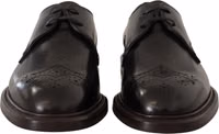 Black Leather Dress Formal Derby Shoes 3