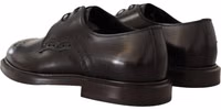 Black Leather Dress Formal Derby Shoes 5