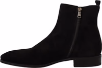 Black Suede Leather Chelsea Mens Boots Shoes 5