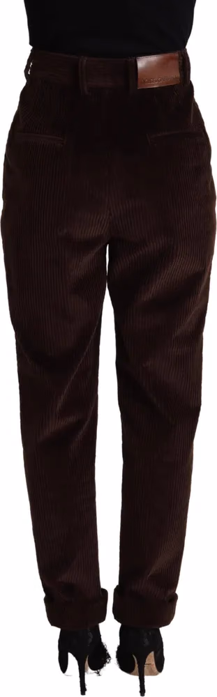 Bordeaux Corduroy Cotton Trouser Tapered Pants