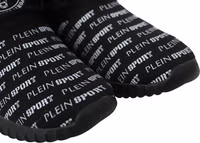 Black Polyester Runner Henry Sneakers Shoes 3