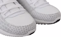 White Polyester Adrian Sneakers Shoes 3