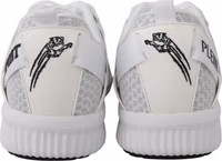 White Polyester Adrian Sneakers Shoes 5