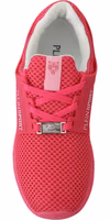 Fuxia Beetroot Polyester Runner Becky Sneakers Shoes 4