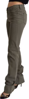 Gray Low Waist Cotton Skinny Denim Trouser Jeans 2