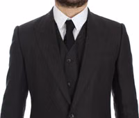 Gray Slim Fit Linen Blazer Jacket 4