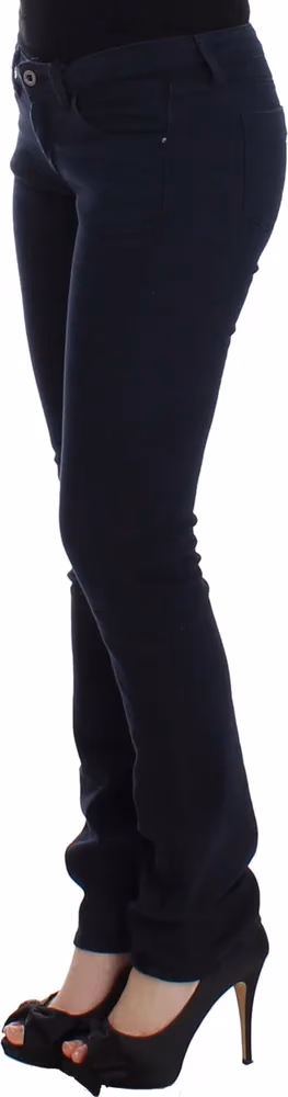 Blue straight leg jeans