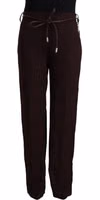 Black High Waist Straight Formal Pants 1