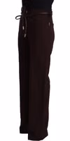 Black High Waist Straight Formal Pants 2