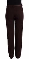 Black High Waist Straight Formal Pants 3